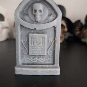 Gravestone candle