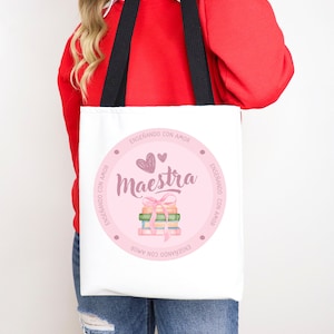 Maestra Spanish Teacher Rainbow Png, Maestra SVG, Customized Maestra Svg, Teacher Appreciation Gifts, Spanish Teacher Png dual Language Crew