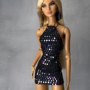 Glitter Evening Dress for 1/6 Scale Integrity Toys Doll