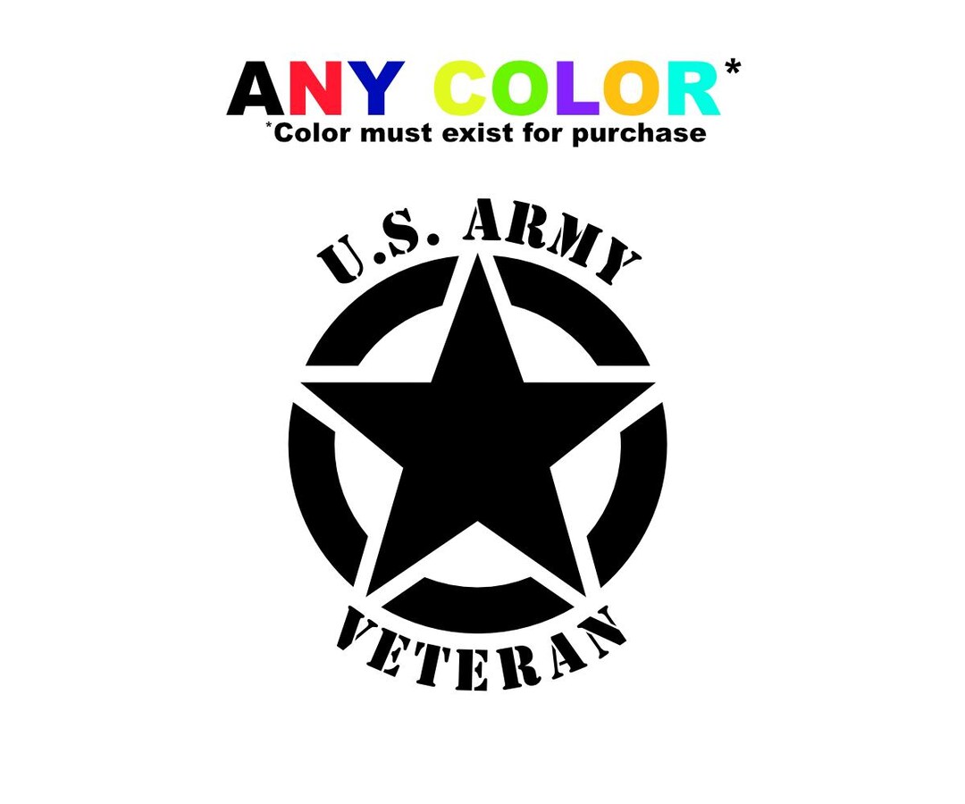 U.S. Army Veteran Decal – Military Window Sticker | Patriotic Vinyl ...