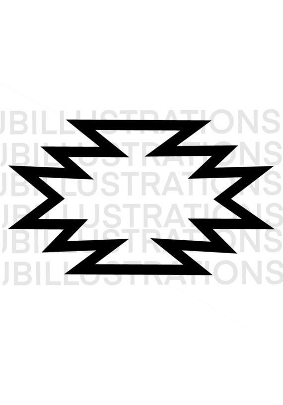 Native American Rug Design Png Svg and Jpg Etsy