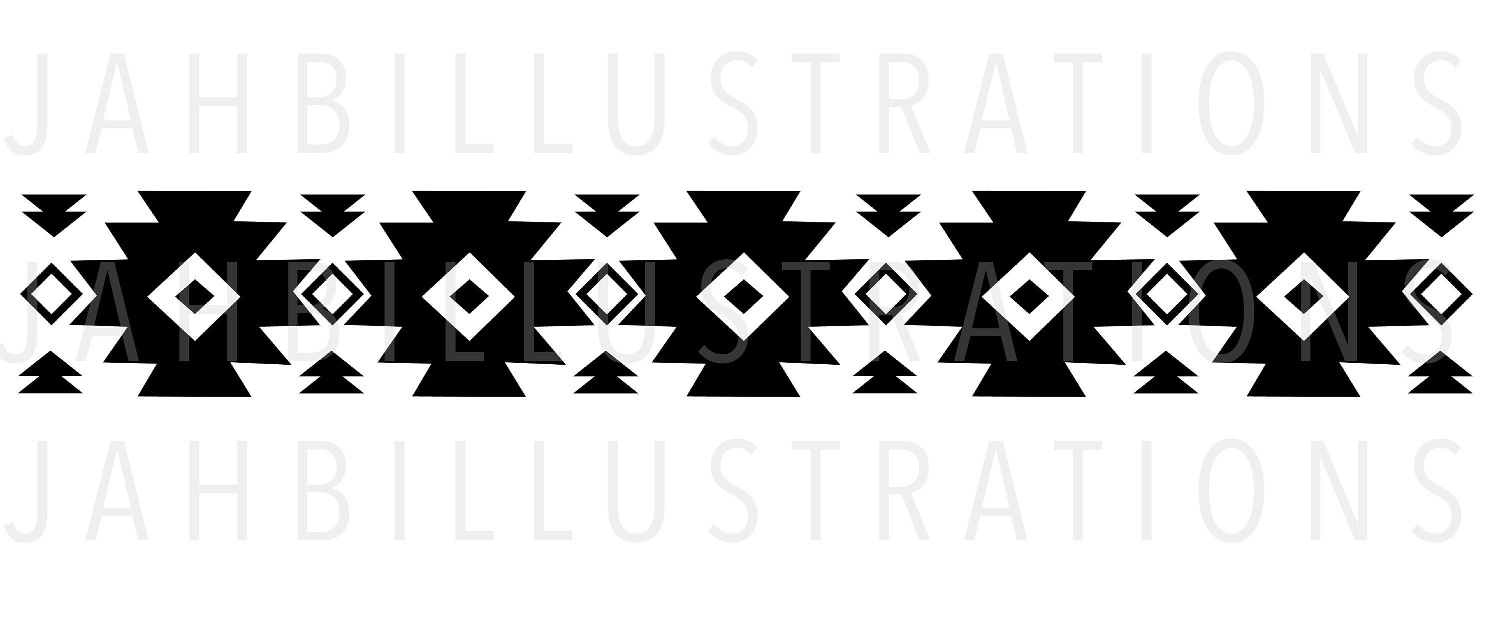 Native American Rug Design Png, Svg, and Jpg Etsy
