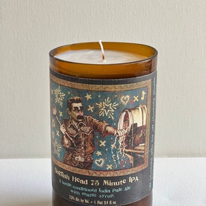 Dogfish Head 75 Minute IPA Candle