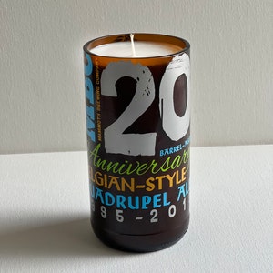 Mammoth Brewing Company 20th Anniversary Ale Candle