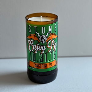 Stone Brewing Enjoy By 10.31.16 Tangerine IPA Candle