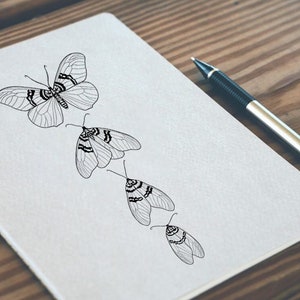 Moth Tattoo Design - Downloadable File