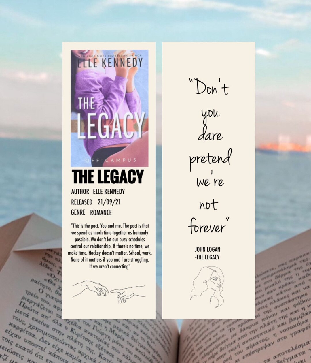 The Legacy Bookmark Etsy