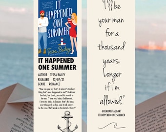 It Happened One Summer Bookmark