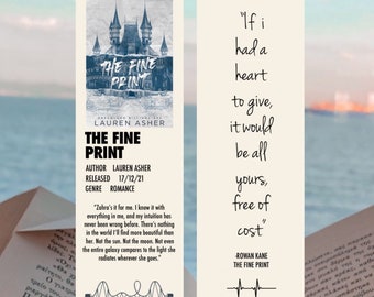 The Fine Print Bookmark -  Ireland