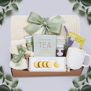 Stress Relief Care Package, Relaxation Self Care Gift Box, Thinking of You Gift, Pamper Spa Gift, Client Thank You, Care Package For Her