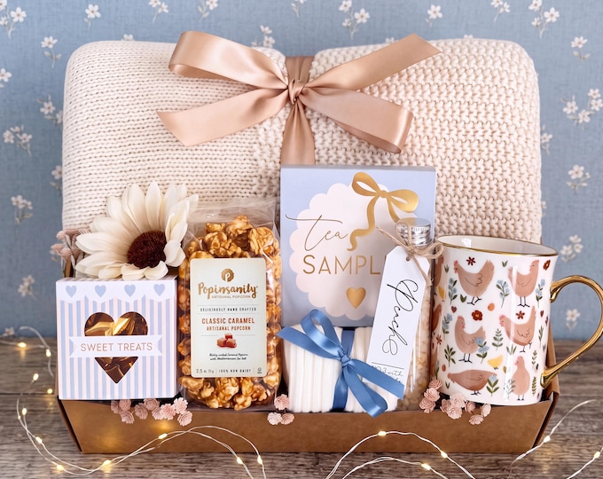 Surgery Recovery Gifts for Women, Get Well Gift Box for Her, Cancer Care Package, Post Heart, Hip, Shoulder, Knee Surgery Gift Basket