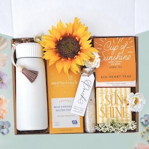 Self Care Gift Box, Sending Sunshine Gift Box, Care Package For Her, Friendship Gift, Care Package Friend, Cheer Up Gift, Thinking Of You