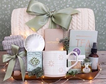 Spa Care Package, Sending Healing Vibes Gift Box For Women, Birthday Gift Box, Get Well Gift For Her, Women's Birthday Gift, Thinking of You
