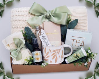 Sympathy Care Package, Grief Basket for Women, Sending Love And Hugs, Get Well Soon, Cheer Up Gift Box, Gift For Best Friend