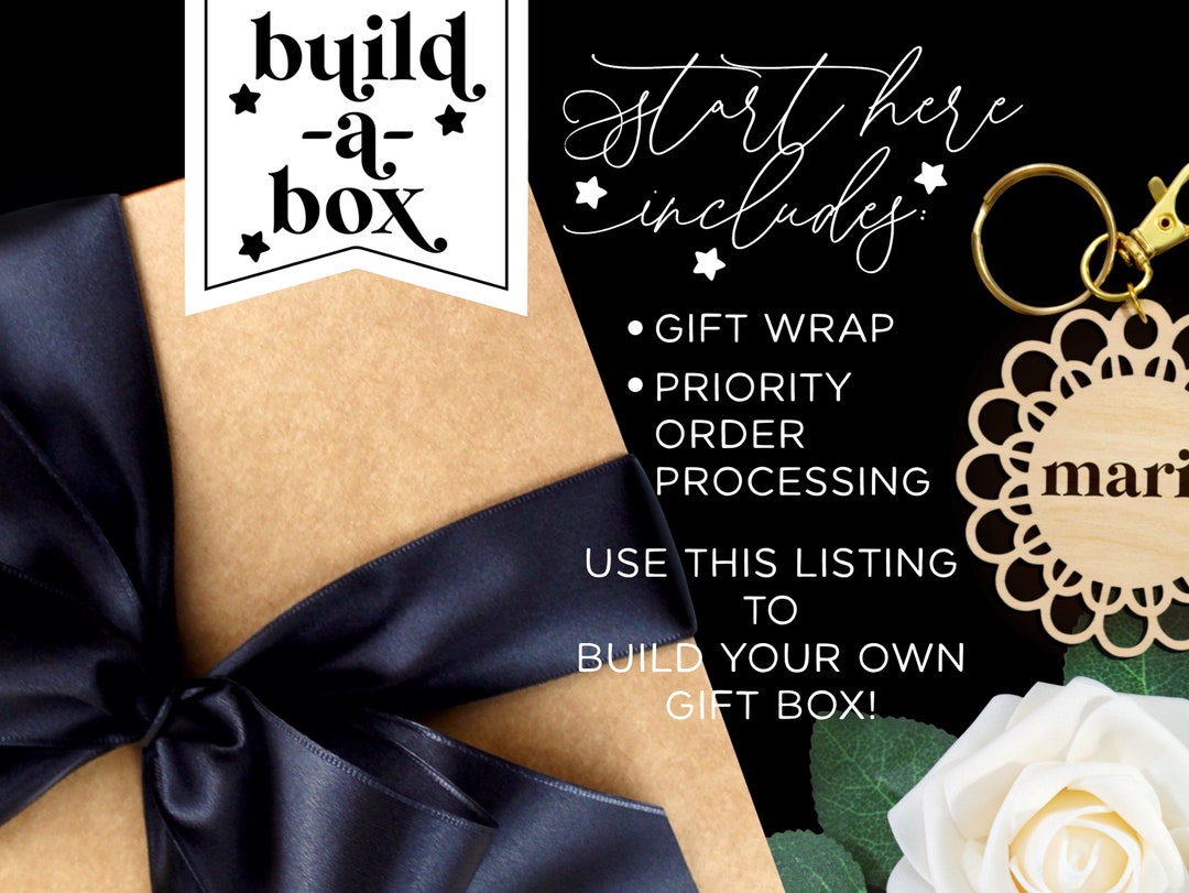 Build A Gift Box START HERE Gift Box Base Listing Custom Gift Box, Thinking of You, Birthday