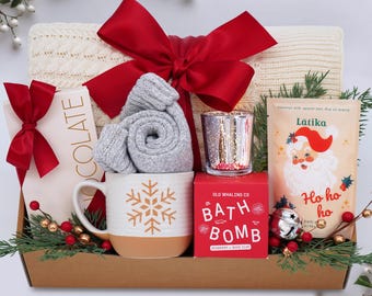 Christmas Gift Box for Her, Holiday Box For Daughter, Christmas Best Friend Gift, Christmas Box For Daughter, Christmas Eve Box, Brr Baskets