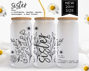 Best Sister Cup, Best Gifts for Sister, Bestie Gift for Friend, Cute Gift Idea for Sister, Cute Friend Gifts, Birthday Gift for Sister