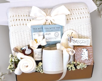 Self Care Gift Box, Care Package for Her, Sending Hugs Gift Box, Gift Box for Women, Thinking Of You, Thank You Gift, Sympathy Gift Basket