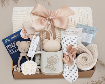 New Baby Gift Box, Congrats On Your New Baby, New Girl Mom Gift Box, Congratulations Pregnancy Gift Set, Mommy Care Package