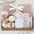Hug In A Box, Thinking Of You Box, Encouragement Gift, Hygge Gift Box, Cozy Care Package, Self Care Basket, Blanket Gift Box with Mug