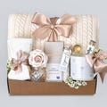 Gift Box with Blanket, Sending a Hug Gift, Hygge Hug in a Box, Thinking of You, Sympathy Gift Basket, Bereavement Gift, Encouragement Gift