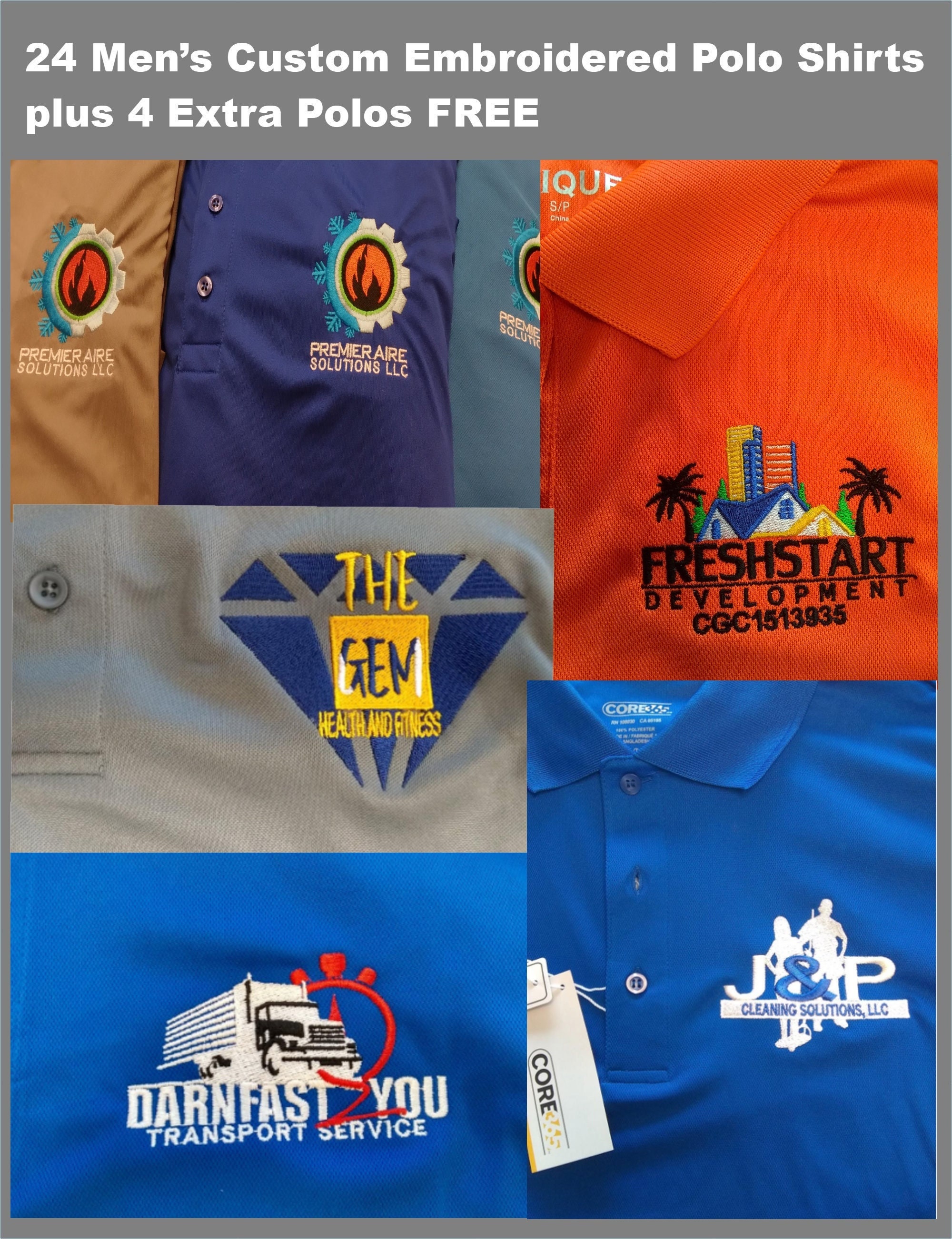 Custom Polo Shirts | Tailored Polos