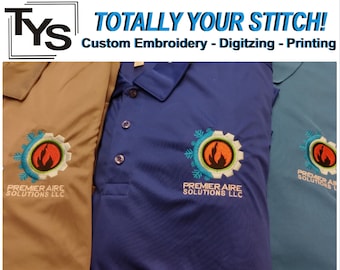 Men's Personalized Polo Shirt with your Company Logo Embroidered