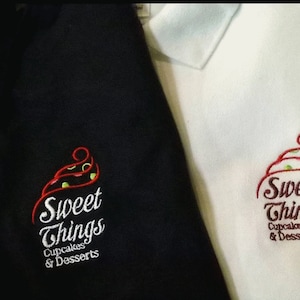 12 Men&#39;s Polo Shirts with your Company Logo Embroidered & 2 Extra FREE Shirts