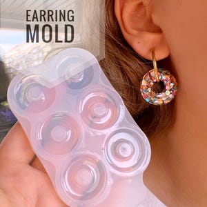 Silicone Molds for Epoxy and UV Resin. Round Shape.