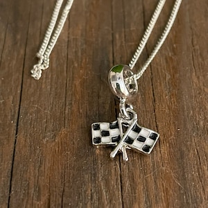 Checkered flag pendant!