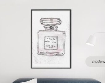 Printable chanel perfume bottle template