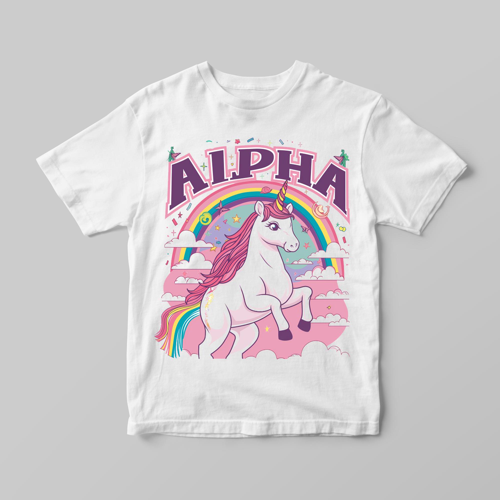 Alpha Male Funny Unicorn T-Shirt, Funny Meme T-Shirt, Unicorn Gifts