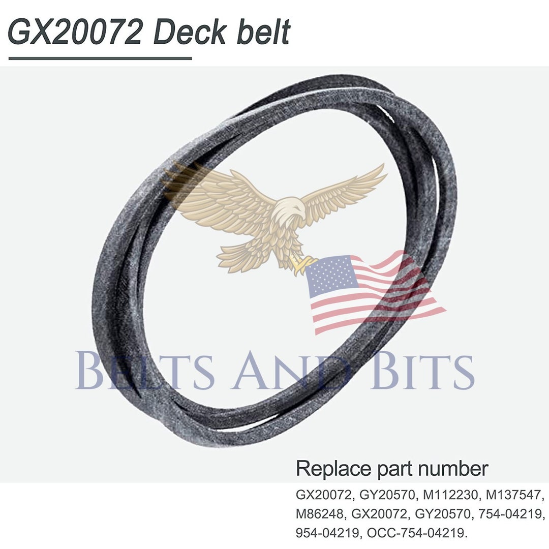 JOHN DEERE LA125 REPLACEMENT Belt GX20072 GY20570 Etsy