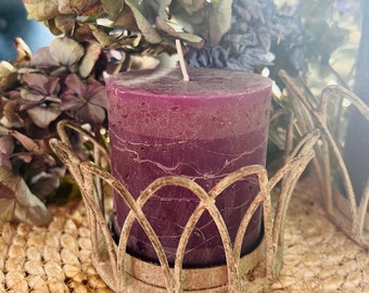 Arched Candle Holder - perfect fit for a pillar candle 9.5cm