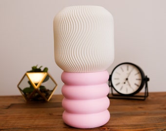 JANE Modern Lamp | Funky Retro Desk Lamp |3D Printed Mood Light | Made by Morii