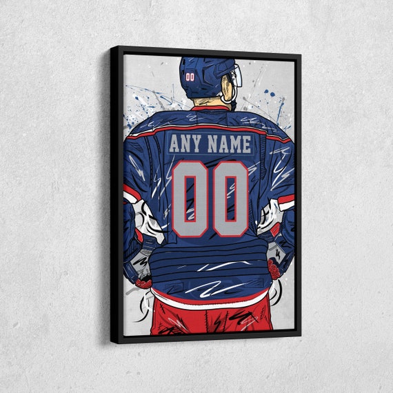 Columbus blue jackets custom jersey sales