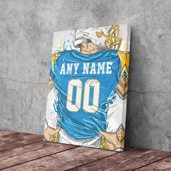 Custom chargers jersey sale