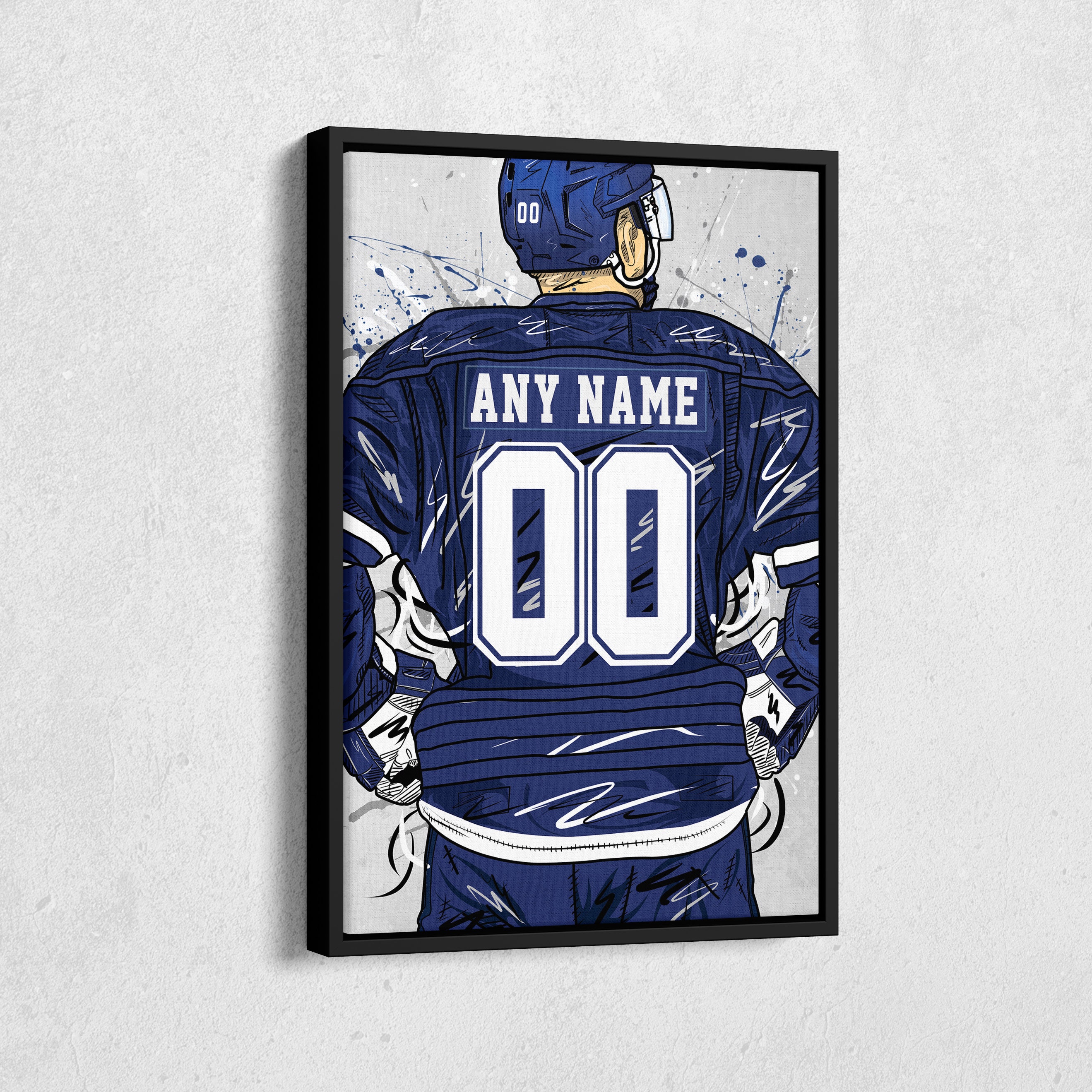 Digital File - Tampa Bay Lightning Jersey NHL Personalized Jersey Custom  Name and Number Canvas Wall Art Home Decor