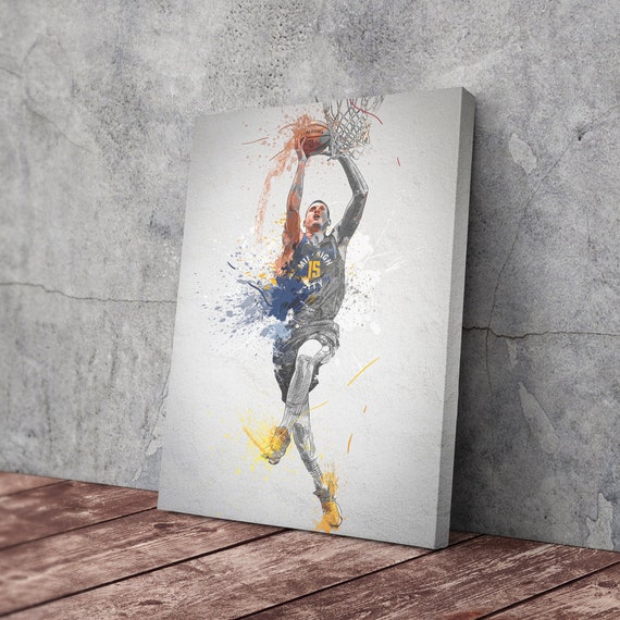 Kobe Bryant Dunk Color Splash Sports Art Wall Indoor Room Outdoor - POSTER  20x30