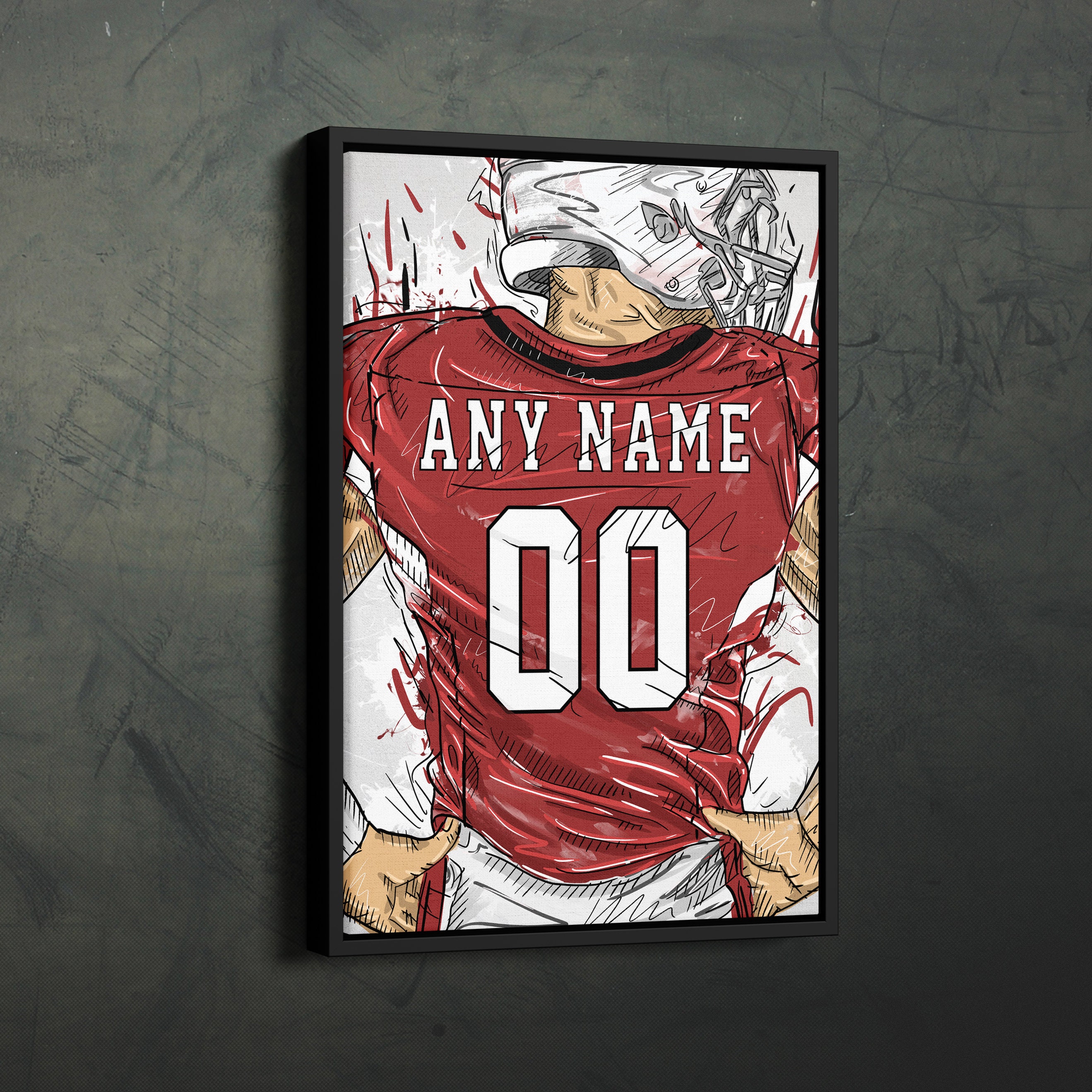 Football Jersey Framing - High School+ Age/Size - Beautiful High End Display
