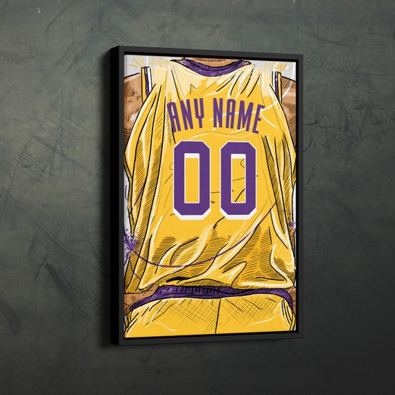 lakers jersey drawing easy