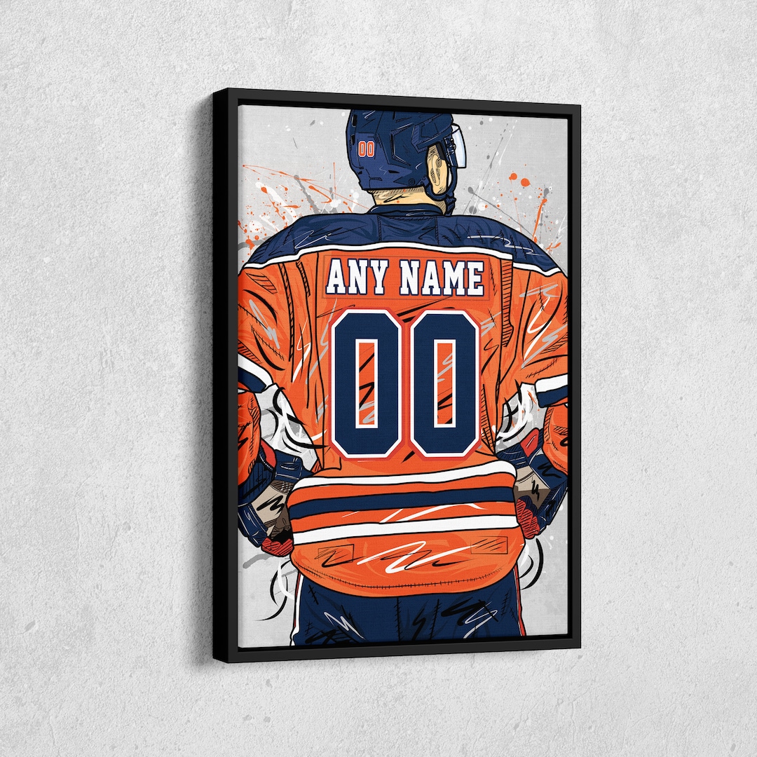 Edmonton Oilers Jersey NHL Personalized Jersey Custom Name and Number