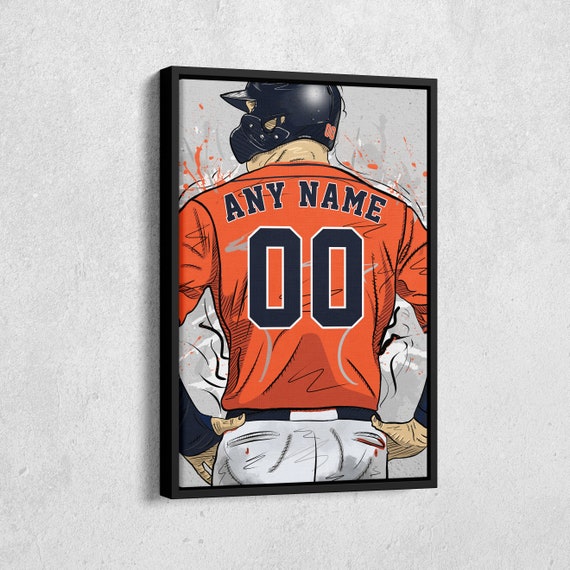 Houston Astros Jersey MLB Personalized Jersey Custom Name and 