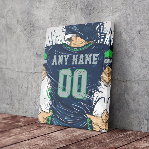 Digital File Seattle Seahawks Jersey Personalized Jersey NFL 