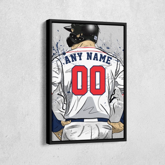 Atlanta Braves Jersey MLB Personalized Jersey Custom Name and 