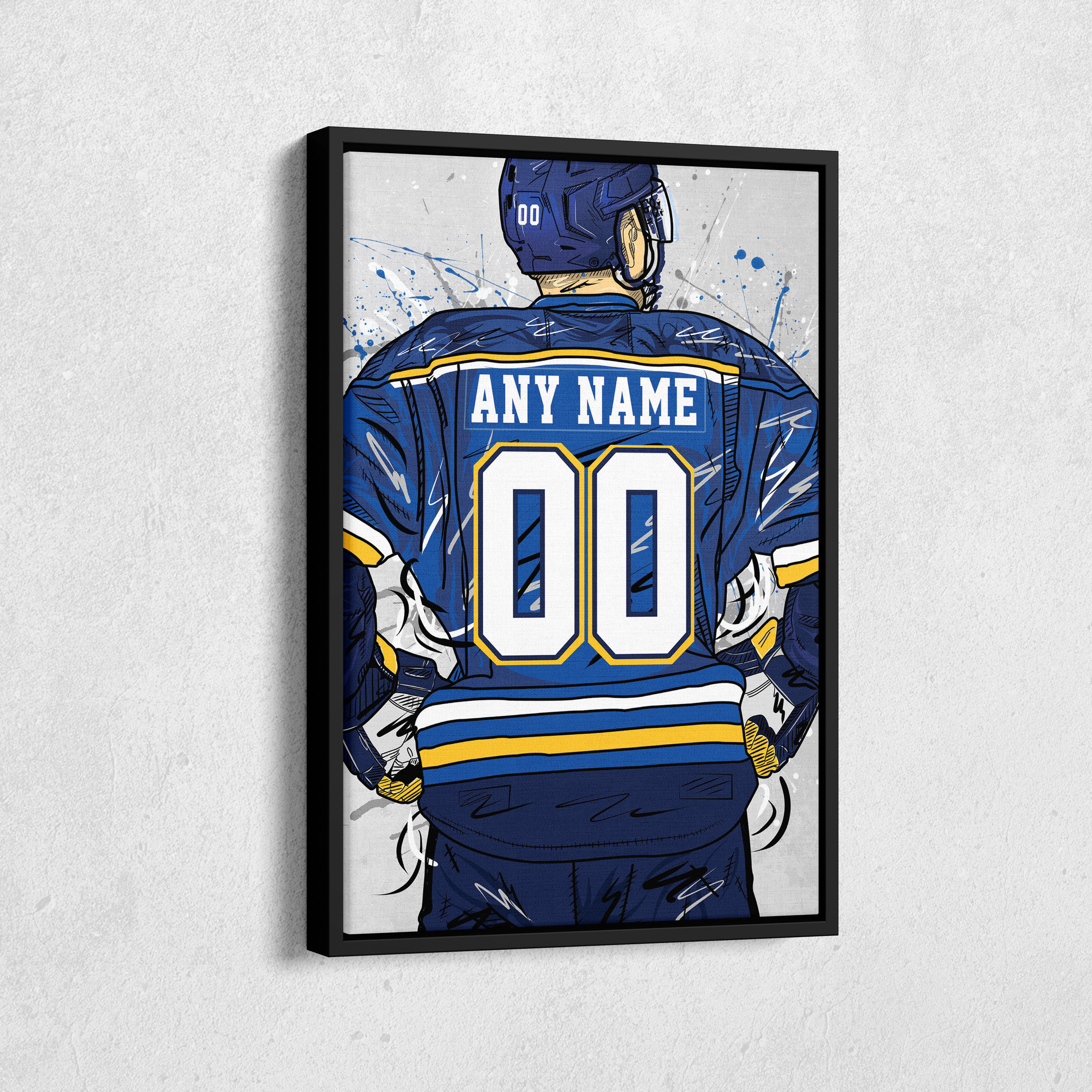 Digital File St. Louis Blues Jersey NHL Personalized Jersey 