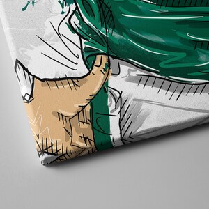 New York Jets Jersey Personalized Jersey NFL Custom Name and Number Canvas Wall Art Home Decor Framed Poster Man Cave Gift image 7