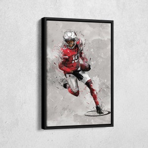 DeAndre Hopkins Poster Arizona Cardinals NFL Canvas Wall Art Home Decor Framed Poster Man Cave Gift