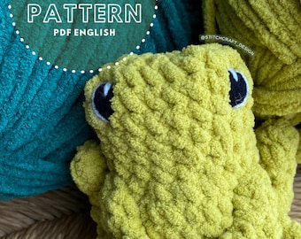 Basil the Frog Crochet PATTERN