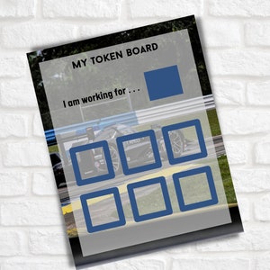 Token Board, Race car token board, ABA, Applied Behavior Analysis, Positive Reinforcement, Earn chart, Token economy, Autism